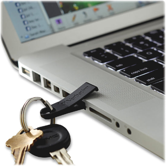 Verbatim 32GB Micro Plus USB Flash Drive - Black - 97763