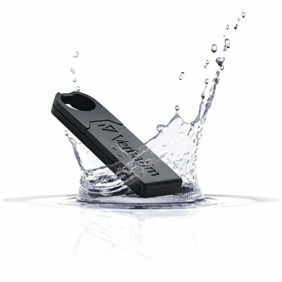Verbatim 16GB Micro Plus USB Flash Drive - Black - 97764
