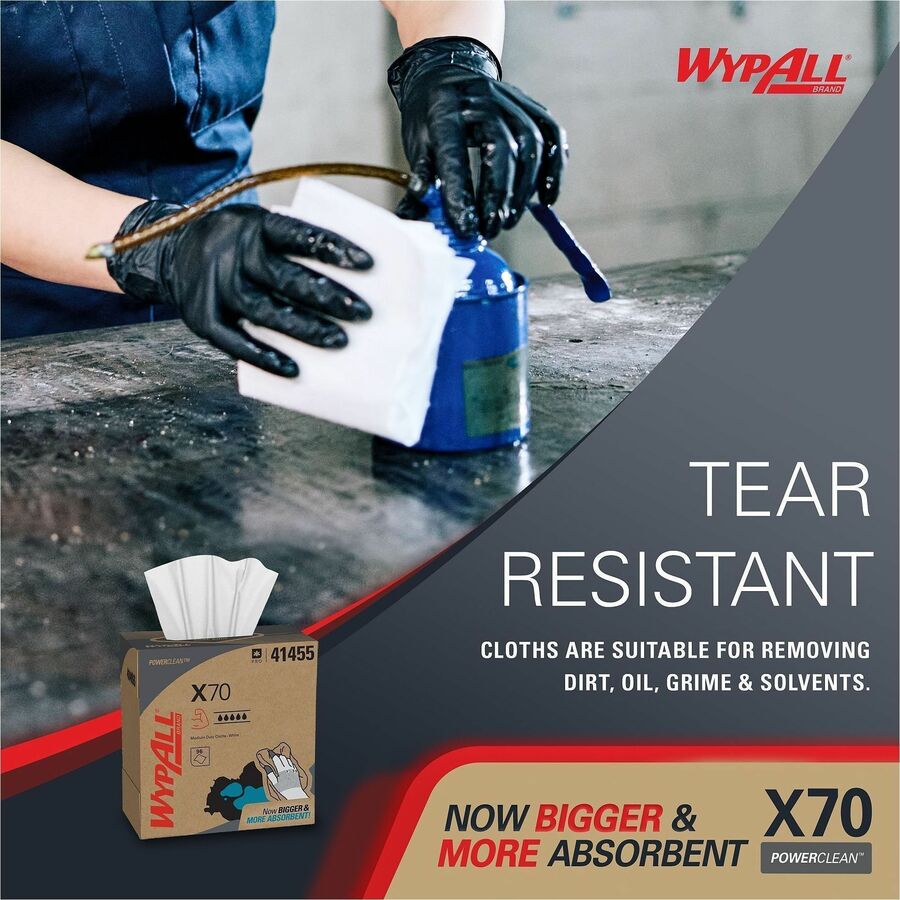 Wypall PowerClean X70 Medium Duty Cloths - Pop-Up Box - 41455
