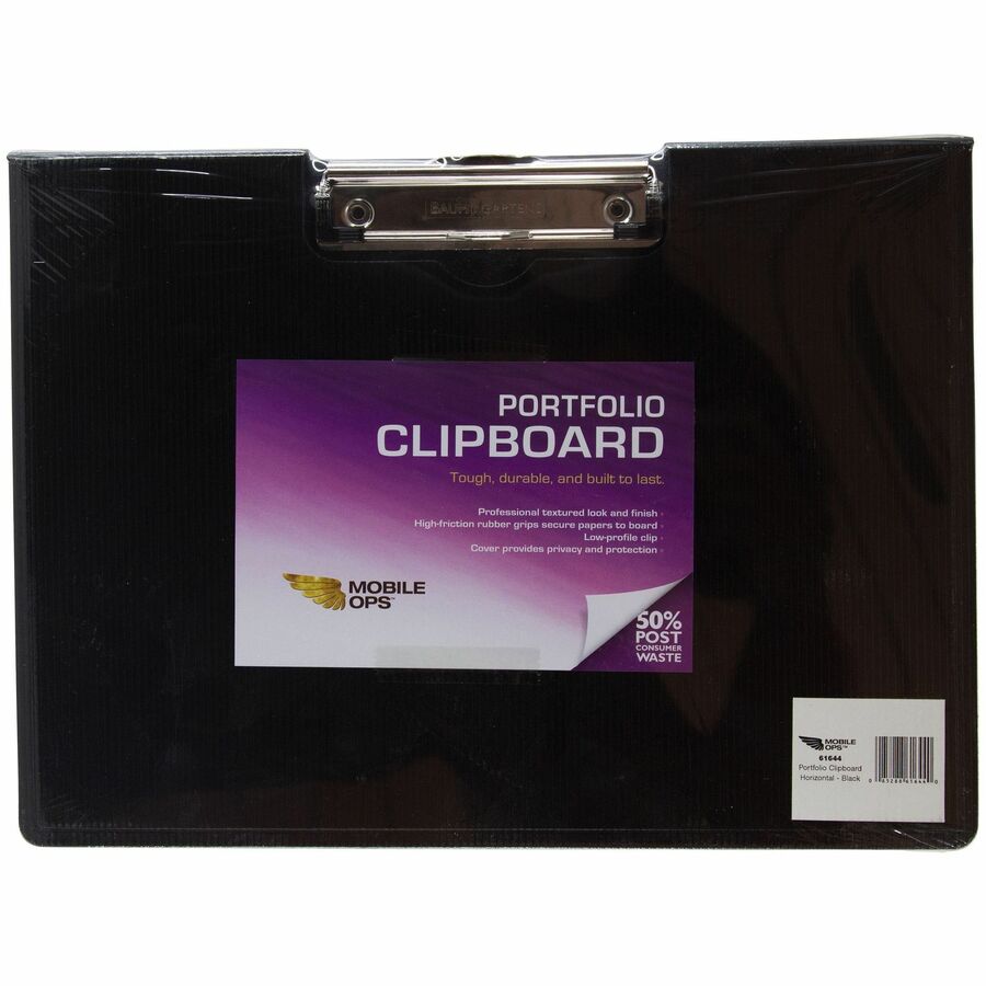 Mobile OPS Portfolio Clipboard Horizontal BLACK (61644) - 61644