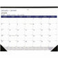 Blueline DuraGlobe Monthly Desk Pad Calendar, 22" x 17" , Bilingual