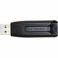 Verbatim 64GB Store 'n' Go V3 USB 3.2 Gen 1 Flash Drive - Gray - 49174