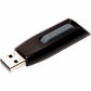 Microban 64GB Store 'n' Go V3 USB 3.2 Gen 1 Flash Drive - Gray