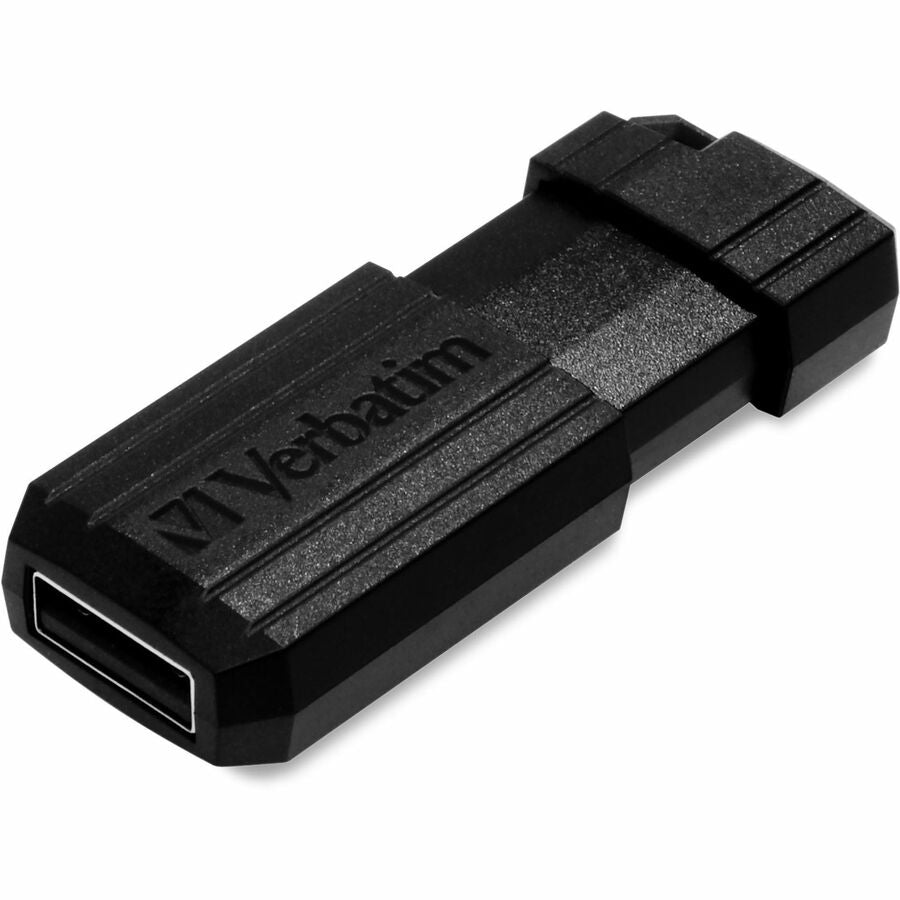 Verbatim 32GB Pinstripe USB Flash Drive - Black - 49064
