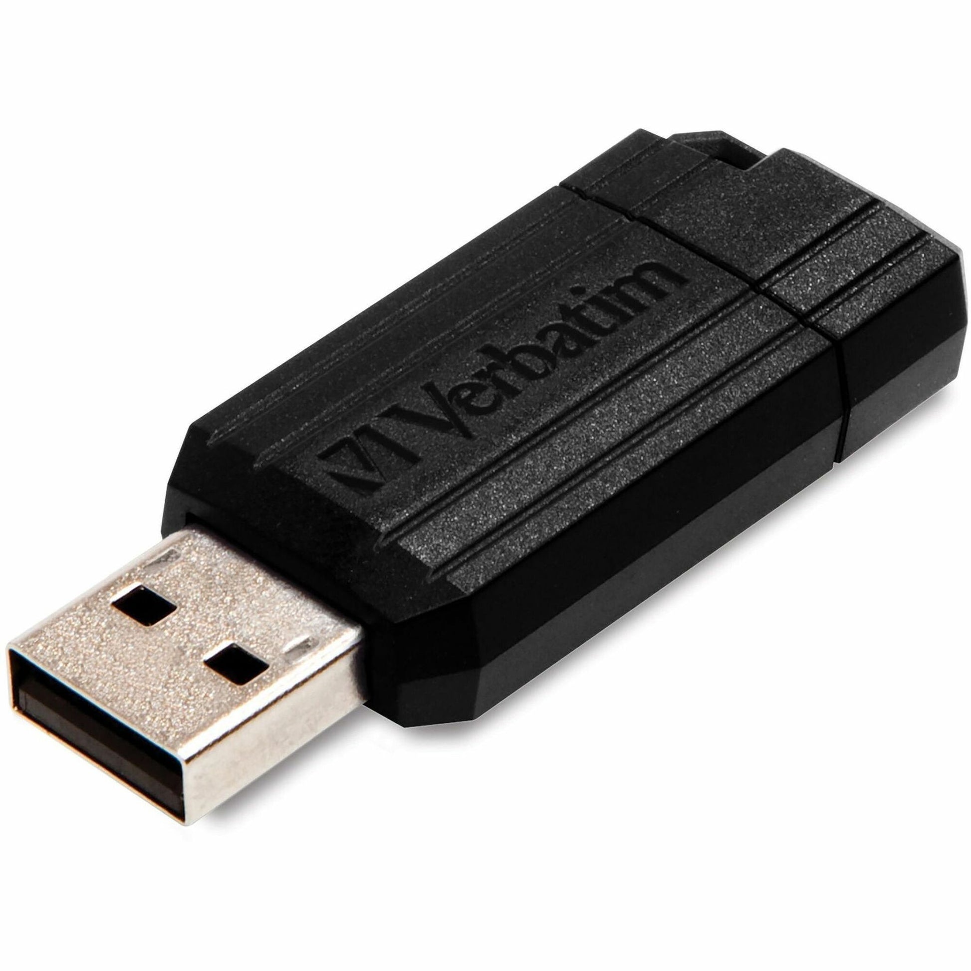 Verbatim 16GB Pinstripe USB Flash Drive - Black
