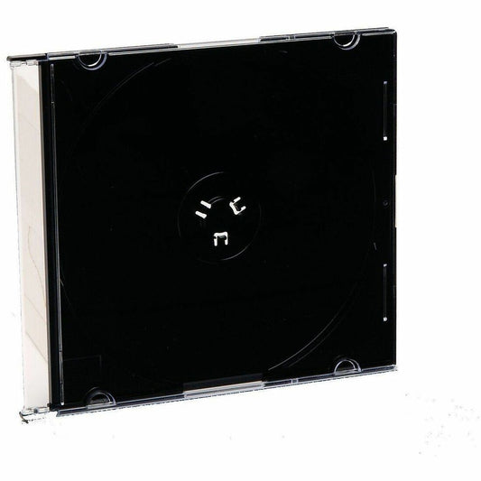 Verbatim CD/DVD Black Slim Jewel Cases - 200pk (bulk)