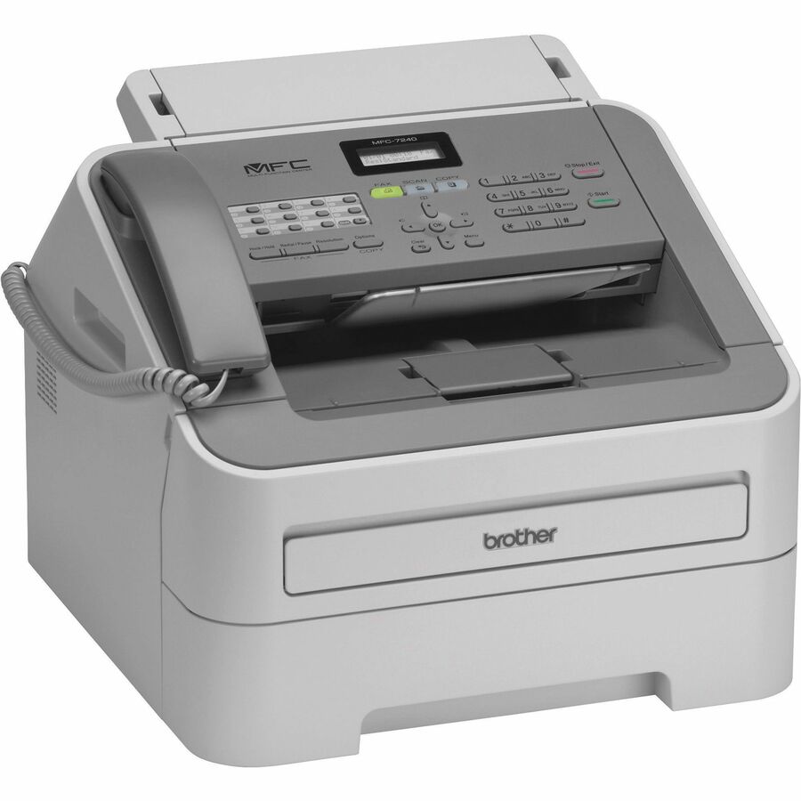 Brother MFC-7240 Wired Laser Multifunction Printer - Monochrome - Black - MFC-7240