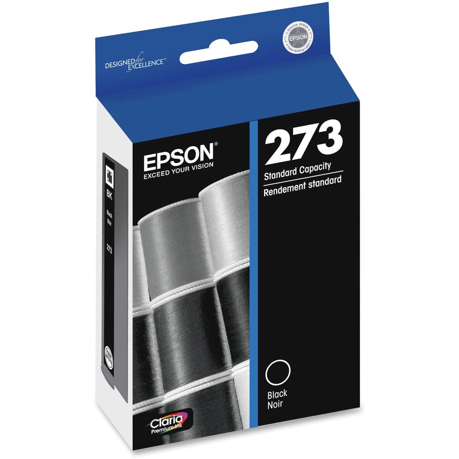 Epson Claria 273 Original Standard Yield Inkjet Ink Cartridge - Black - 1 Each - T273020-S