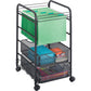 Safco Onyx Mesh Open File with Drawers - 5215BL