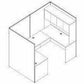 Lorell Essentials Box/Box/File Fixed File Cabinet - 69603