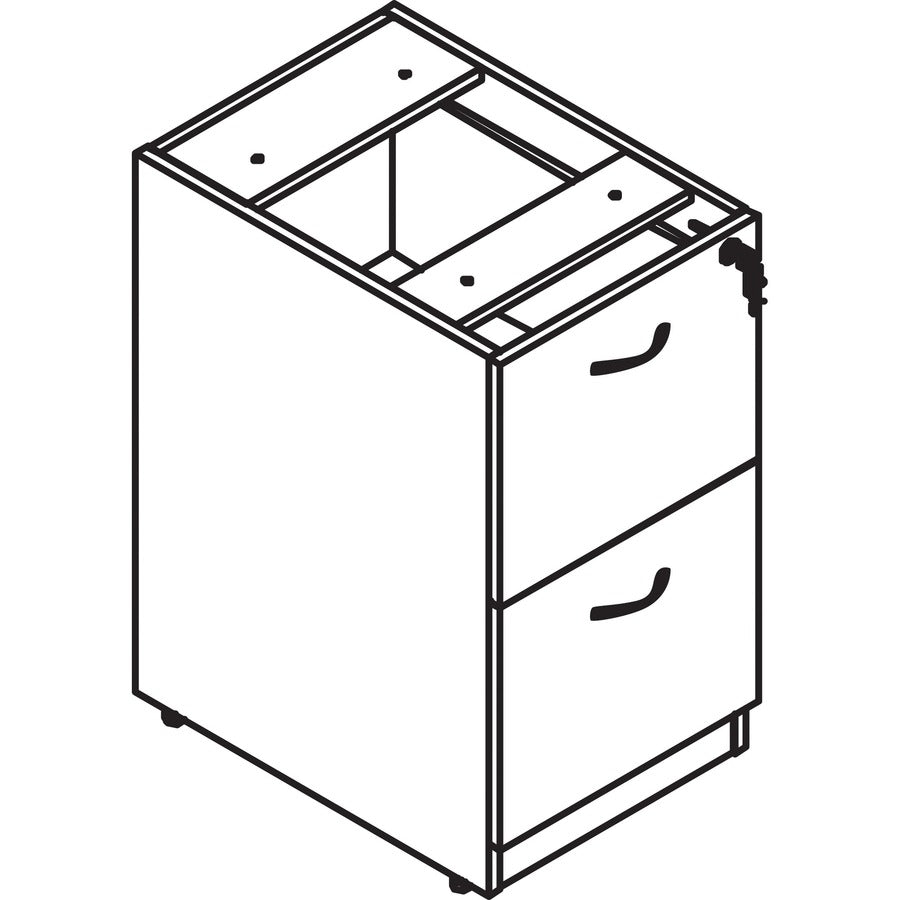 Lorell Essentials File/File Fixed File Cabinet - 69605
