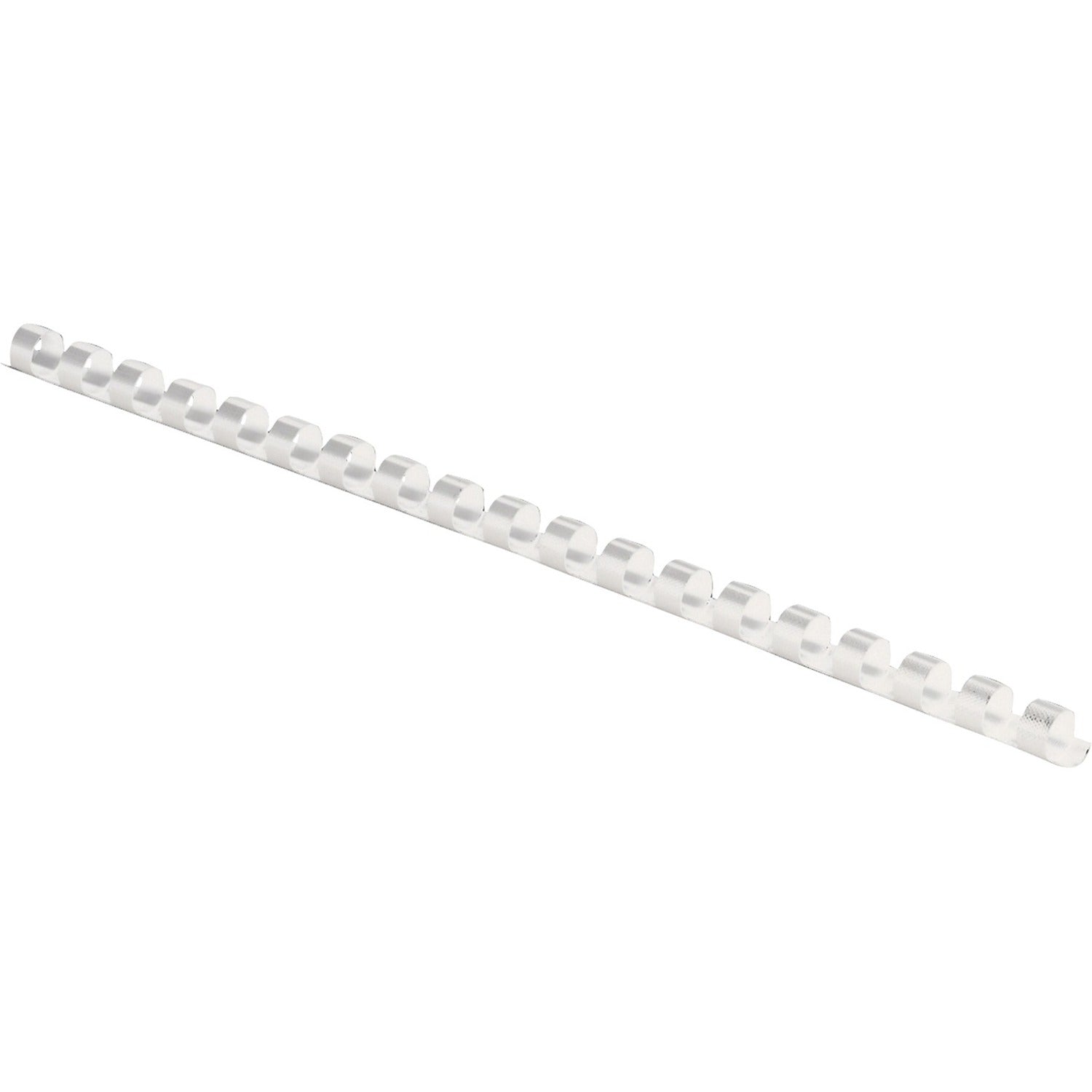 Fellowes Plastic Binding Combs - White, 5/16" Diameter