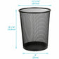 Lorell Mesh Waste Bin - 52770