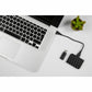 Verbatim 64GB Pinstripe USB Flash Drive - Black - 49065