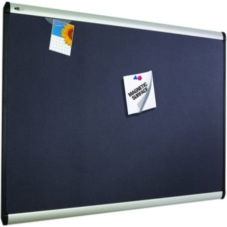 Quartet Prestige Plus Magnetic Fabric Bulletin Board, 3' x 2' - 3413803842