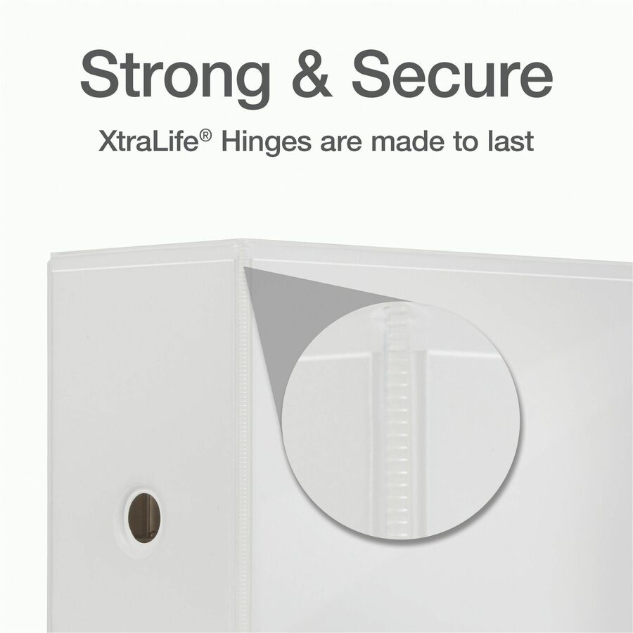Cardinal&reg; Xtralife ClearVue Locking Slant-D Binder - 26360