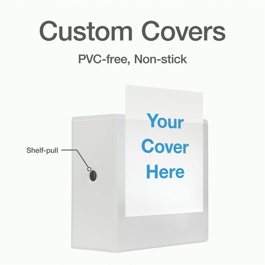 Cardinal&reg; Xtralife ClearVue Locking Slant-D Binder - 26360