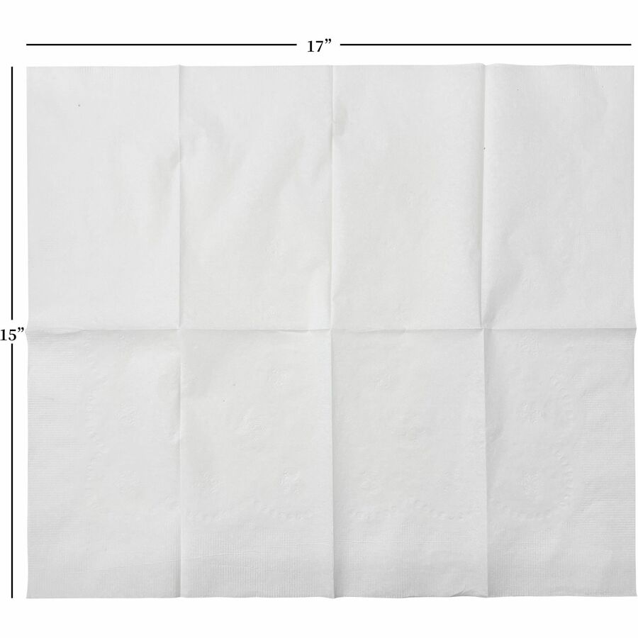 Genuine Joe Embossed Dinner Napkins - 11253