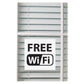 U.S. Stamp & Sign Free Wi-Fi Window Sign - 6161