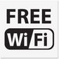 U.S. Stamp & Sign Free Wi-Fi Window Sign
