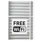 U.S. Stamp & Sign Free Wi-Fi Window Sign - 6161