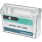Deflecto Grab a Card Outdoor Business Card Holder 50 Card Capacity Clear