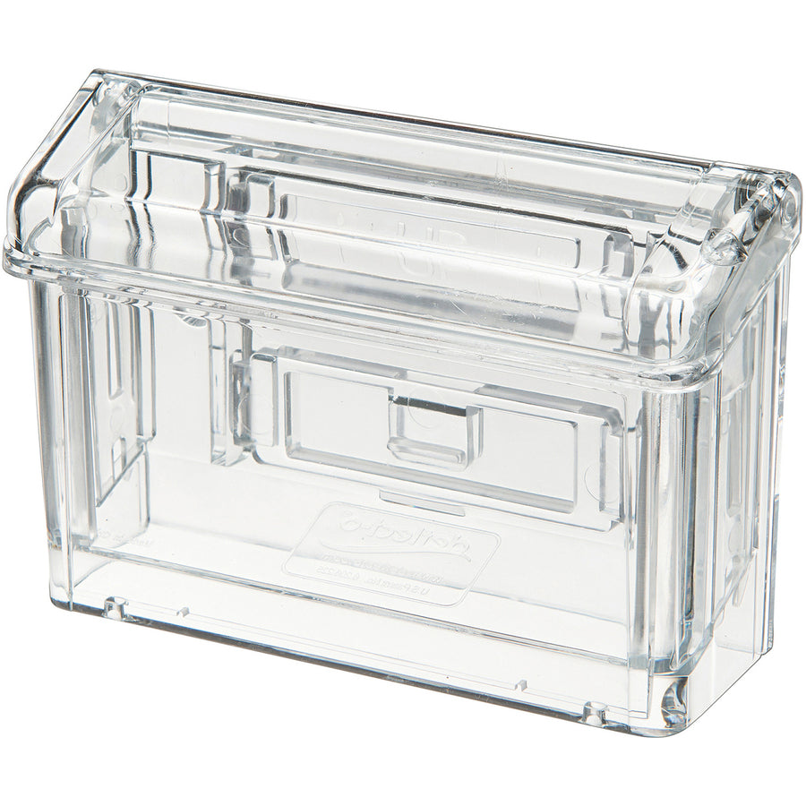 Deflecto Grab a Card Outdoor Business Card Holder 50 Card Capacity Clear - 70901
