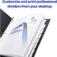 Avery&reg; Customizable Print-On Dividers - 11554