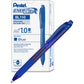 EnerGel-X Retractable Gel Roller, (1.0mm) Metal Tip, Blue Ink - BL110C