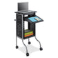 Safco Scoot Presentation Cart - 8945BL