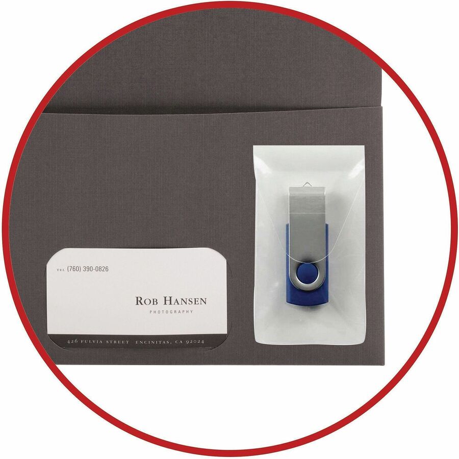 Smead Self-Adhesive USB Flash Drive Pocket - 68150