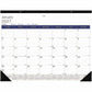 Blueline DuraGlobe Monthly Desk Pad Calendar, 22" x 17" , English