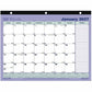 Brownline Monthly Desk Pad Calendar, 11" x 8-1/2" , English