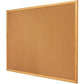 Quartet Standard Cork Bulletin Board, Oak Finish Frame, 6' x 4'
