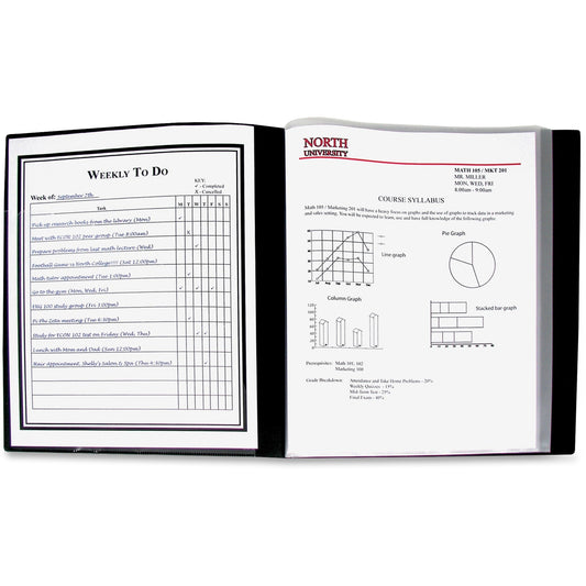 C-Line Bound Sheet Protector Presentation Books