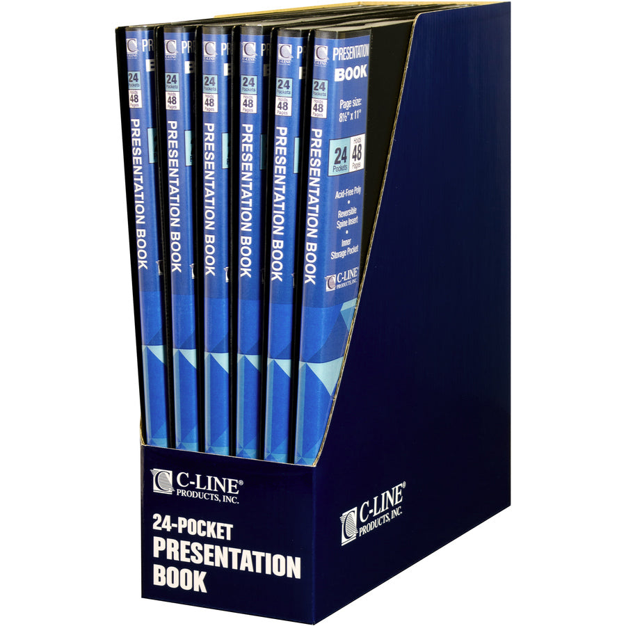 C-Line Bound Sheet Protector Presentation Books - 33240