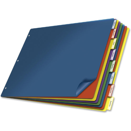 Cardinal&reg; 11x17 Poly Insertable Dividers - 84803