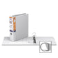 QuickFit Heavy-Duty 3-Ring File Binder, Locking D-Ring , View Binder, 2 Inch, White - 28030