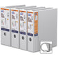 QuickFit Heavy-Duty 3-Ring File Binder, Locking D-Ring, View Binder, 3 Inch, White - 28050