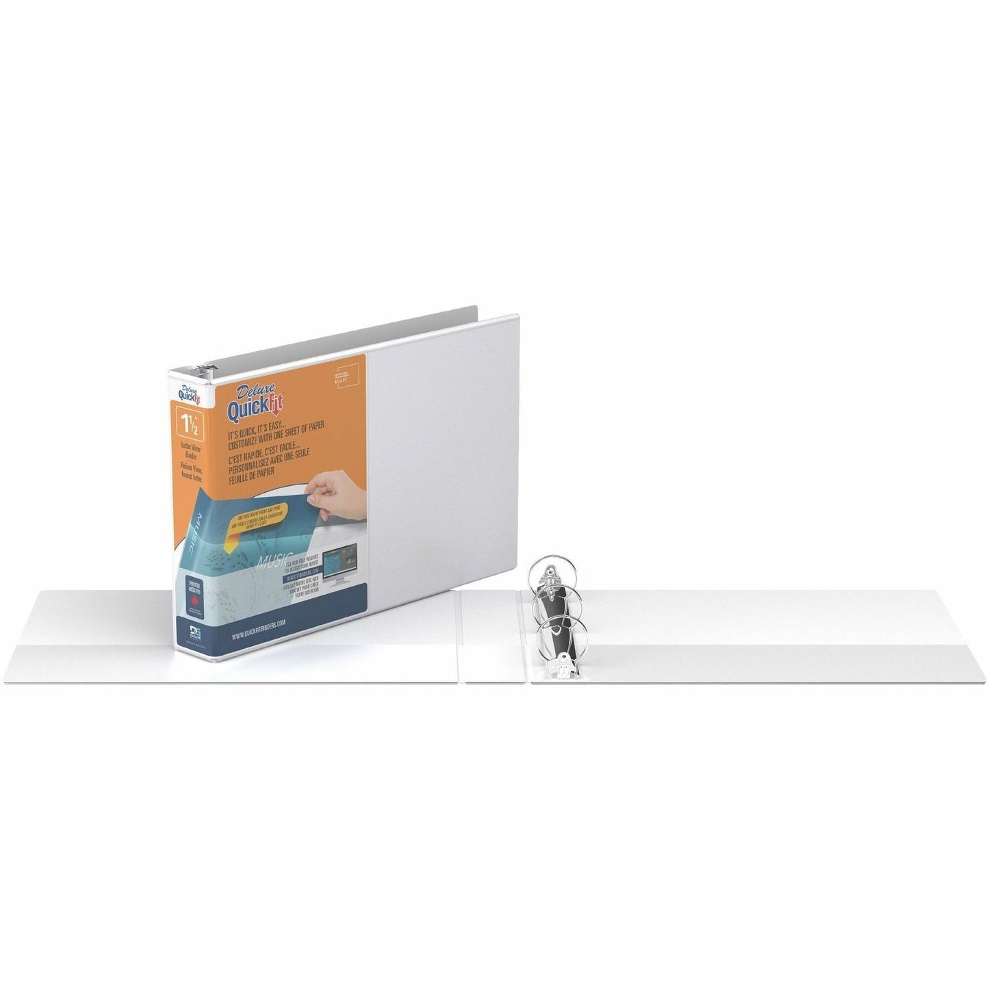 QuickFit Deluxe Ring Binder