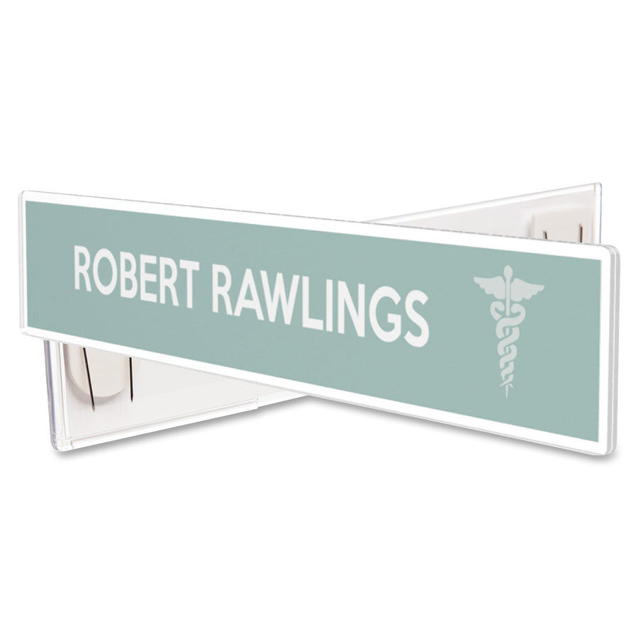 Deflecto Cubicle Nameplate Sign Holder - 587501