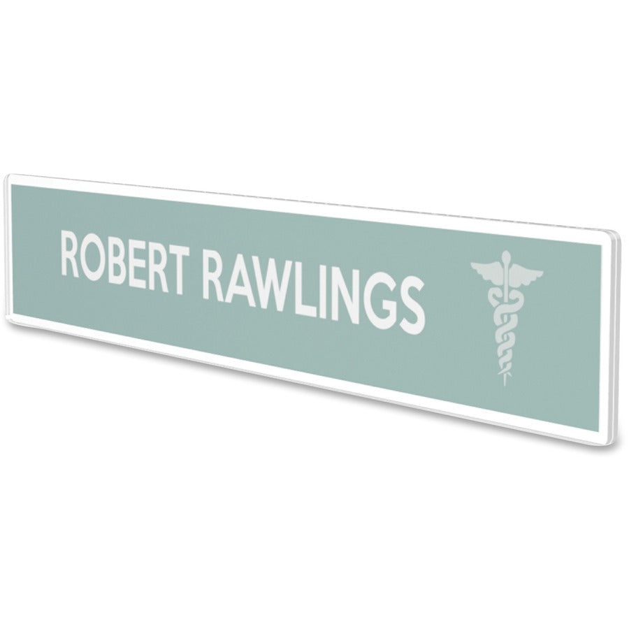 Deflecto Cubicle Nameplate Sign Holder - 587501