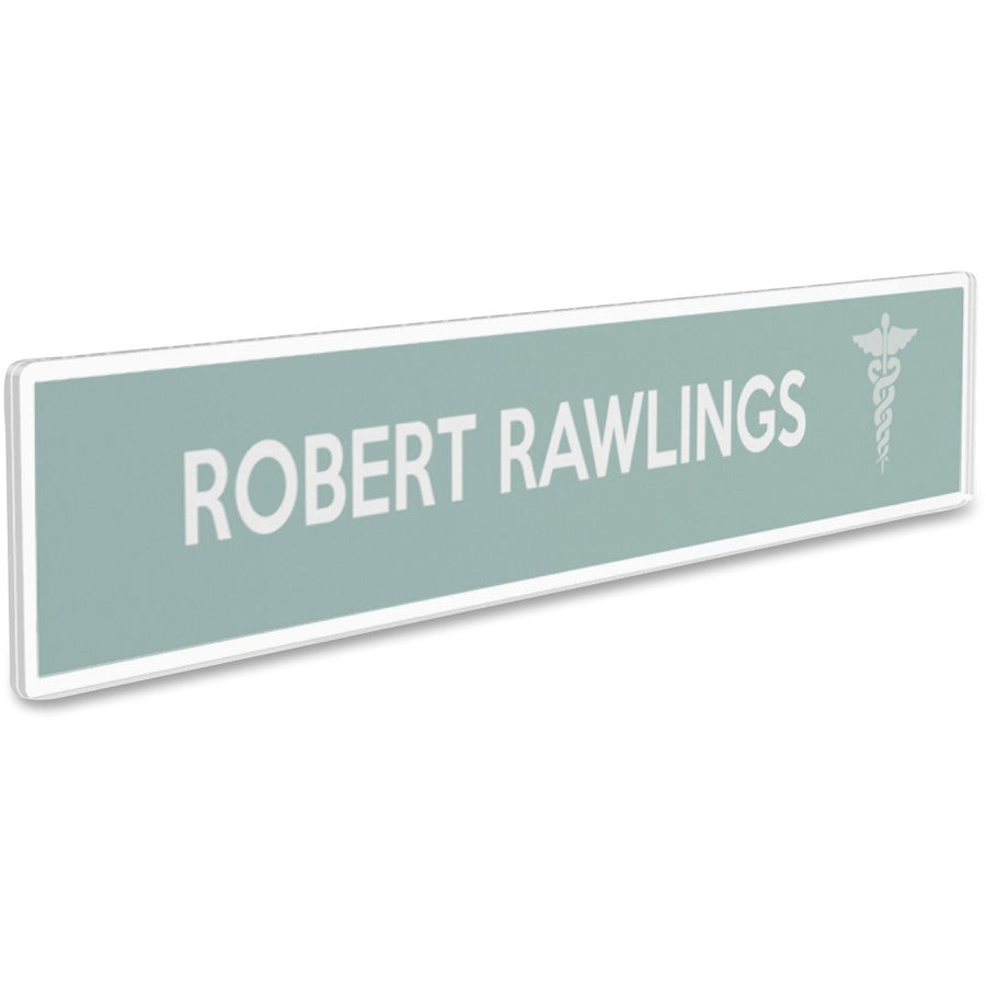 Deflecto Cubicle Nameplate Sign Holder - 587501