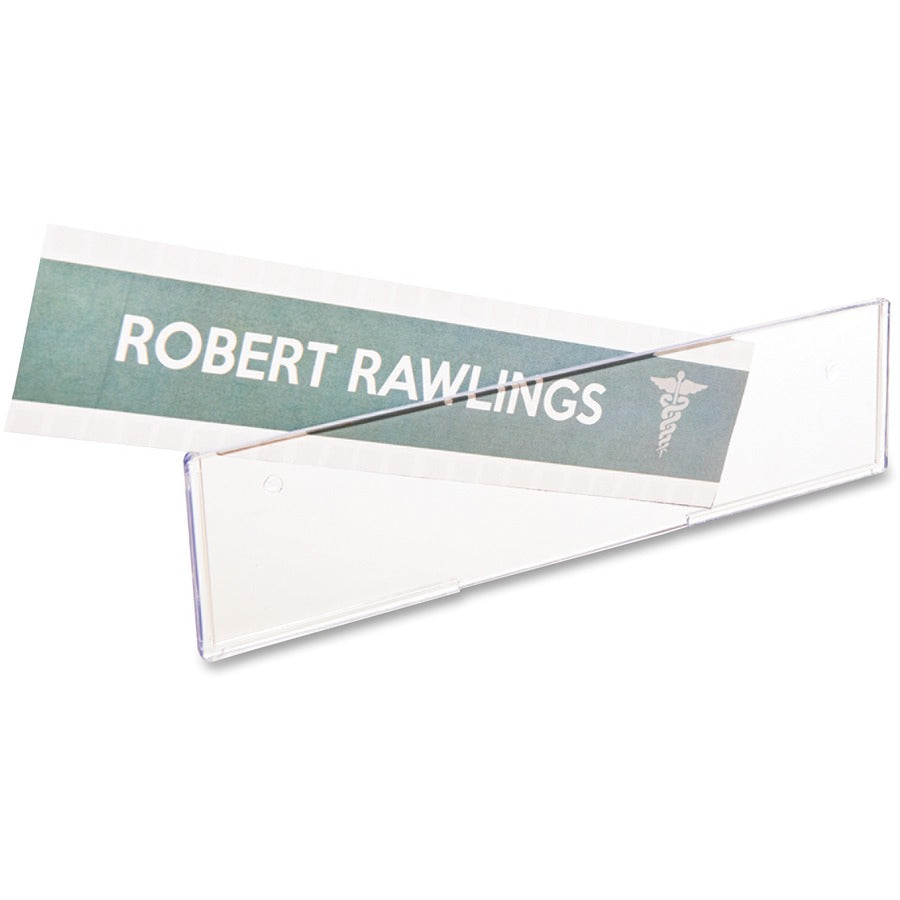 Deflecto Cubicle Nameplate Sign Holder - 587501