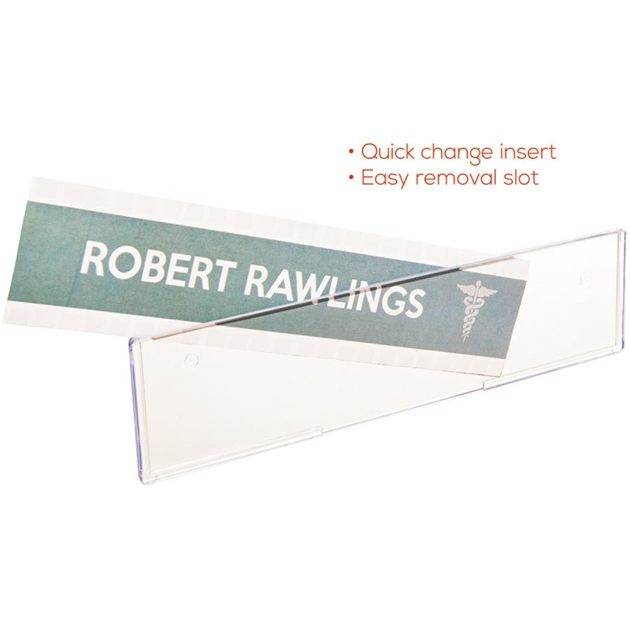 Deflecto Cubicle Nameplate Sign Holder - 587501
