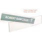 Deflecto Cubicle Nameplate Sign Holder - 587501