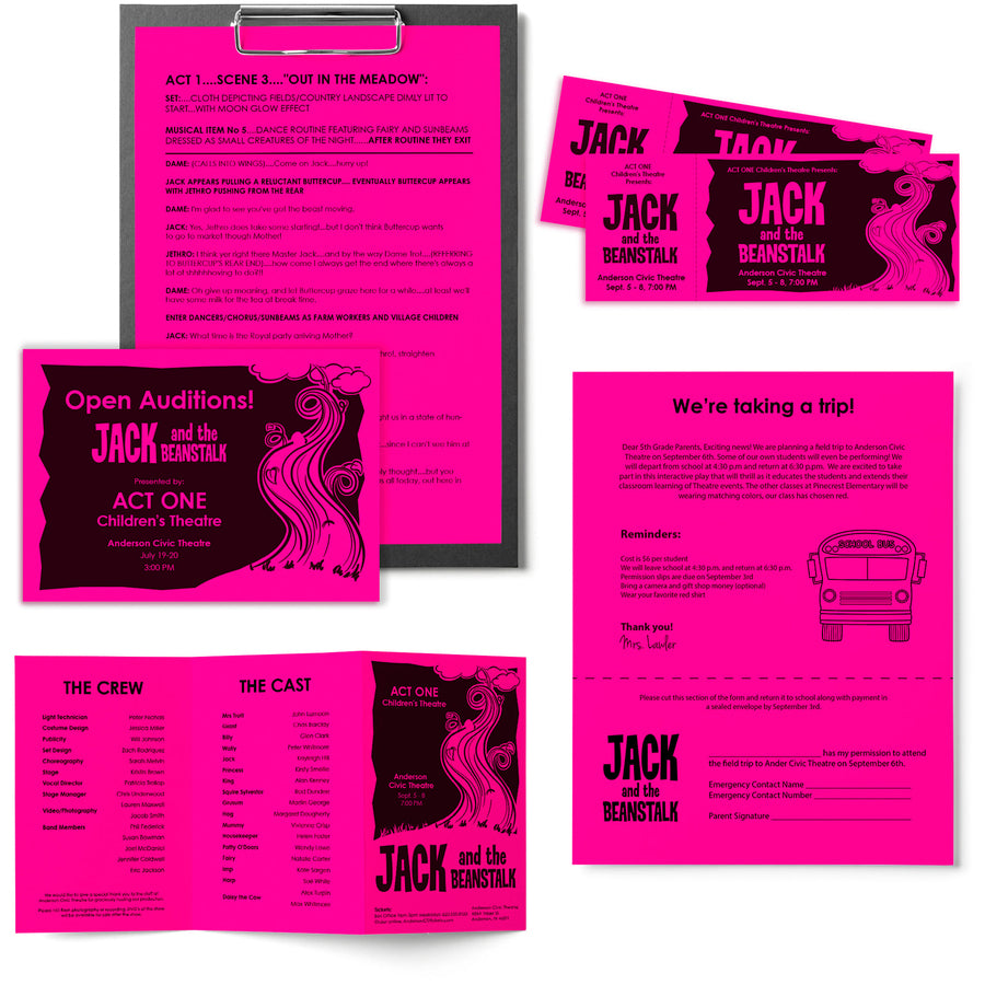 Astrobrights Color Copy Paper - Fireball Fuchsia - 21688