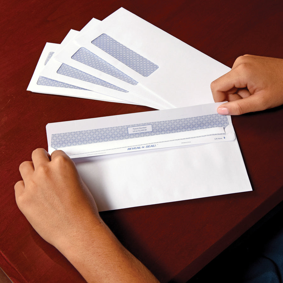 Quality Park Reveal-N-Seal Single Window Envelope - 67419