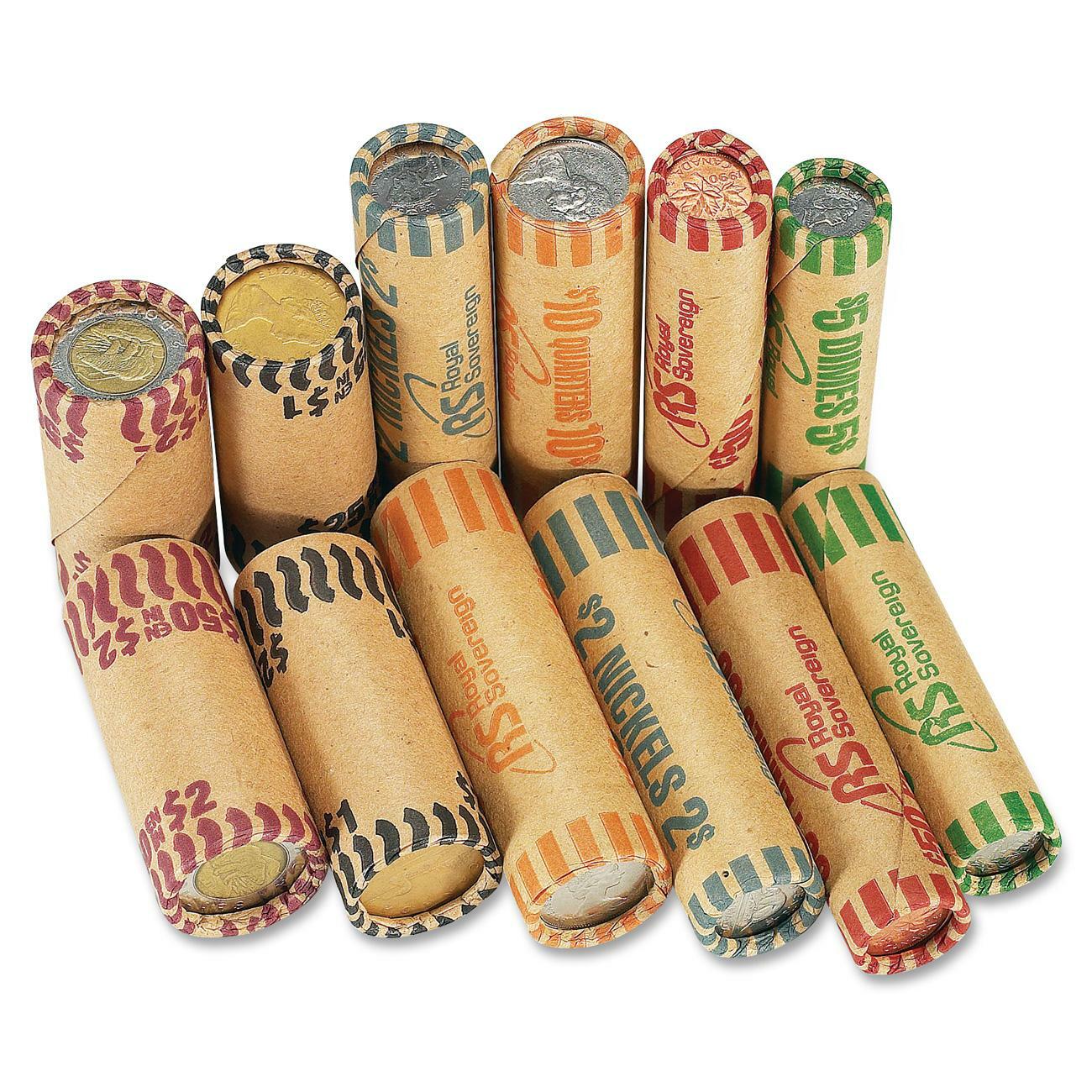 Royal Sovereign Preformed Color Coded Canadian Coin Wrapper