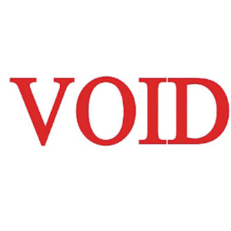 Trodat Printy Red Void Self-Inking Stamps - 11357